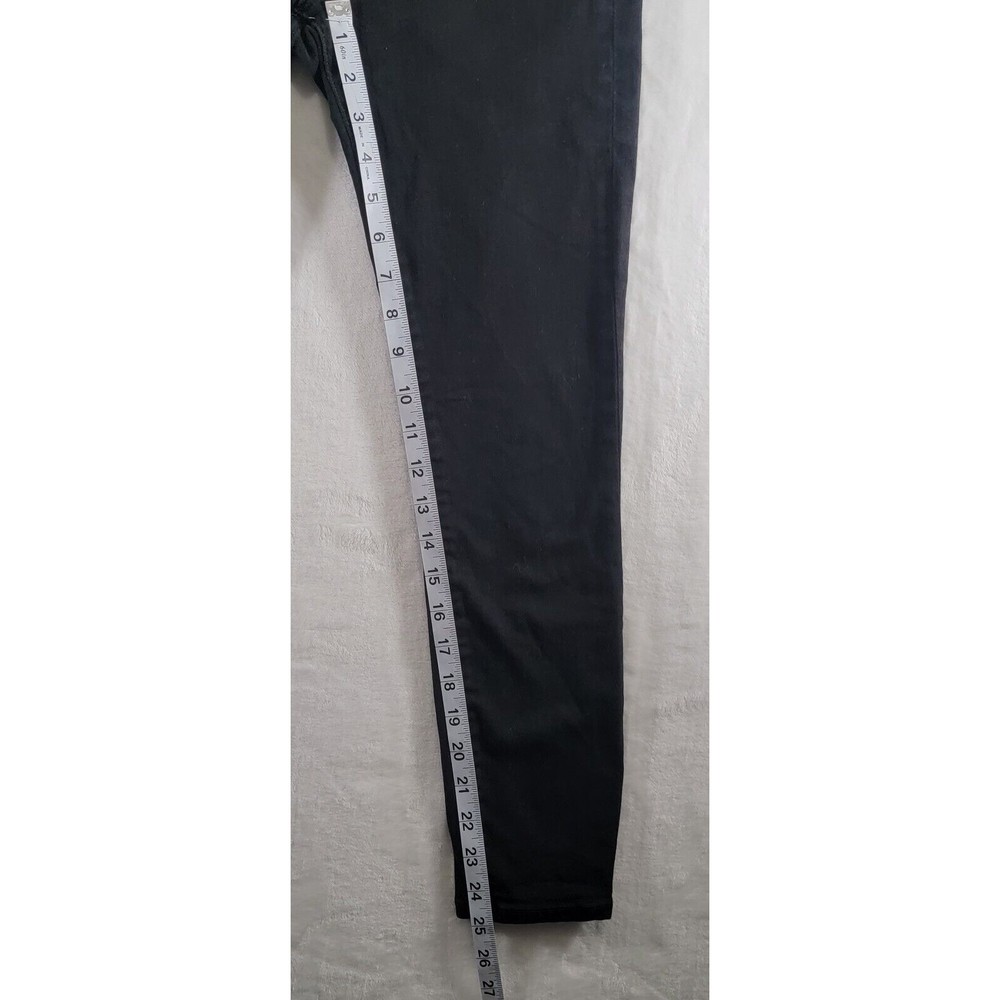 ARMANI EXCHANGE Women's Jeans Size 29 Black Super Skinny Mid-Rise Stretch Denim - Picture 13 of 16